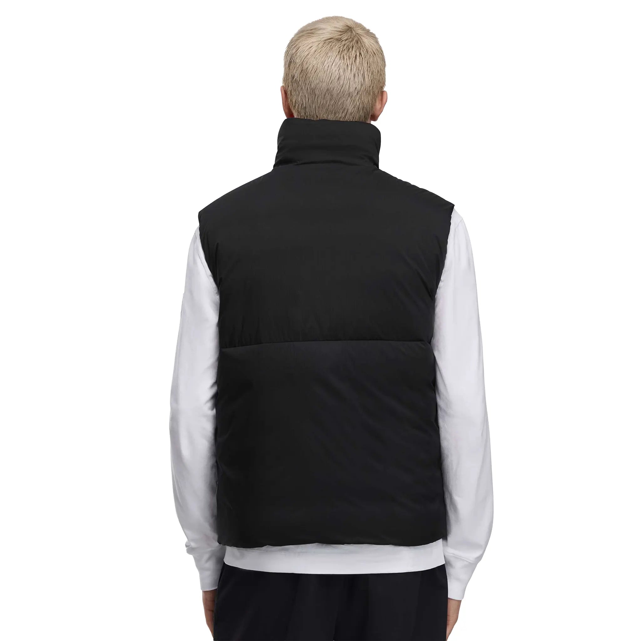 Back View Of Canada Goose Lodge Vest Black Gilet 4160M